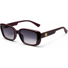 Toz Vintage Surzen Bordo Retro Kemik  Unisex UV400 Vintage Retro Güneş Gözlüğü