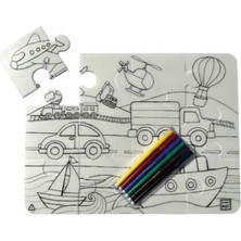 Belirtilmemiş Funny Mat - Taşıtlar 30 x 40 cm