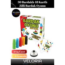 Feyza Design Renkli 30 Bardak ve 48 Kartlı Zeki Geliştirici Öğrenme Oyunu