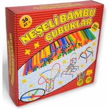 Feyza Design Neşeli Bambu Çubuklar Oyunu - Eğlenceli Aklı ve Zekayı Geliştiren Kutulu Oyun