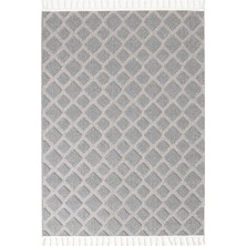 Has 1950 Taigo 197505 Gri - Örgü Görünümlü Elmas Dokulu Gri Halı