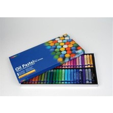 Mungyo Yağlı Pastel 48'li Set Parlak ve Canlı Renkler 70 mm Uzunluk 11 mm Çap