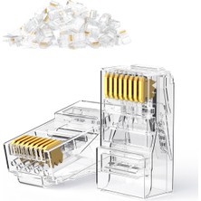 UGREEN Cat6 RJ45 Konnektör 100’lü Paket, 60558