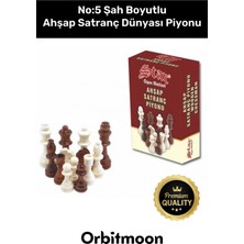 Feyza Design Premium Üretim Şah Boyu No: 5 Eksik Takımı Tamamlama Uyumlu Satranç Piyonu