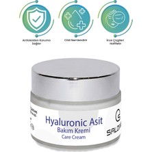 Saldives Hyaluronik Asit Yüz Kremi | Yoğun Nemlendirici | Dolgunlaştırıcı Cilt Bakımı