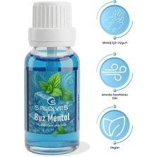 Saldives Buz Mentol 20 ml • Mentollü Bitkisel Yağ • Ferahlatıcı Bakım Yağı • Günlük Kullanım