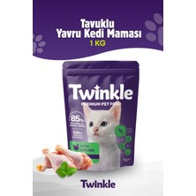 Twinkle Tavuklu Yavru Kedi Maması 1 kg Kitten Gelişim Güçlü Bağışıklık Beyin Desteği