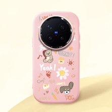 Ucuc Vivo X300 Pro Uyumlu Darbe Emici Kamera Korumalı Pembe Silikon Kılıf