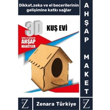 Feyza Design Çocuklar Için Çok Renkli Ahşap 3D Puzzle Geliştirici Oyun