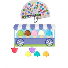 Feyza Design Çocuklara Renkleri Öğreten Hafıza ve Zeka Geliştirici Oyun