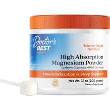 Doctor's Best, High Absorption Magnezium Lysinate Glycinate Chelate Albion® 200GR.