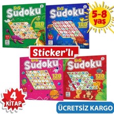 Feyza Design 5-8 Yaş Için Stickerlı Sudoku Seti - Zeka ve Dikkat Geliştirici