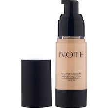 SHC4200 Note Cosmetics Mattifying Extreme Wear 02 Beige Mat Bitişli Spf 15 Kapatıcı Fondöten