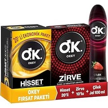 SHC4200 Okey Hisset 20'li + Zirve 10'lu + Çilek 100 ml Jel