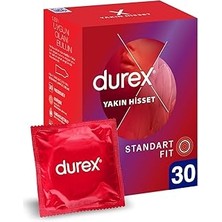 SHC4200 Durex Yakın Hisset Ince Prezervatif 30'lu, Standart