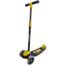 Feyza Design Swing Işıklı Scooter Mavi - Çocuklar Için Eğlenceli ve Güvenli