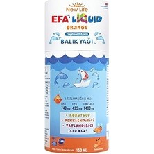 SHC4200 New Life Efa Liquid Orange Balık Yağı 150 ml - 1400MG 3-740MG Dha - 425MG Epa