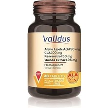 SHC4200 Validus Alfa Lipoic Acid Cla Resveratrol 30 Tablet