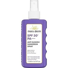 SHC4200 Maruderm Spf 50+ Karşıtı Vücut Güneş Kremi Spreyi 200 ml