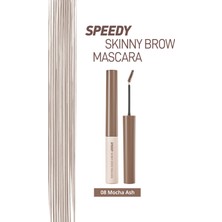 Peripera Renklendirici ve Sabitleyici Kaş Maskarası Perıpera Speedy Skinny Brow Mascara 08 Mocha Ash