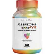 Next-Microbiome Fiberbiome-Gummy+Vit Vitamin ve Prebiyotik