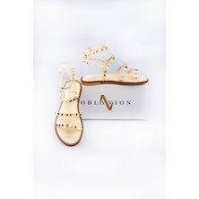 Oblavion Valen Troklu Hakiki Deri Sandalet