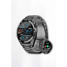 MidasTech Suya Dayanıklı Dokunmatik Akıllı Saat Bluetooth 5.0 Sesli Asistan ve Sağlık Takibi Midiastech