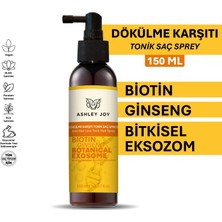 Ashley Joy Bitkisel Eksozom & Biotin Içerikli Dökülme Karşıtı Tonik Saç Spreyi - Güçlendirici, Saç Uzamasını Destekleyici 150 ml
