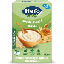 Hero Baby Sütlü İrmikli Ballı Kaşık Mama 400g