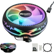 Vorex Versatile Intel Uyumlu Ufo Rgb Cpu Fanı 775/115X/1366 Işlemci Soğutucu 3pin