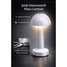 Zen Light Mantar Metal Masa Lambası