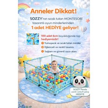 Sozzy Toys Erkek Bebek ve Çocuk Oyun Alanı – Kaymaz Yumuşak Oyun Matı – Katlanabilir Güvenli Oyun Zemini