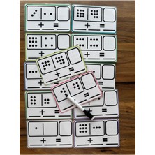 Feyza Design Yırtılmaz ve Dayanıklı Toplama Öğreniyorum Yazı Sil Kartları