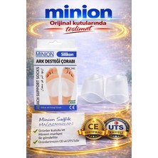 Minion Silikon Ark Desteği Çorabı