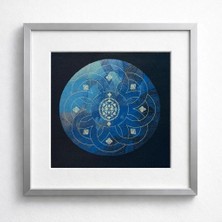 Ressam&Akademisyen Seval Özcan Imzalı Isme Özel Sertifikalı Orijinal Dokuma Sanat Eseri Tablo