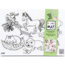 Cosmos E-Ticaret Funny Mat - Evcil Hayvanlar ve Vahşi Hayvanlar 33,5 x 48 cm