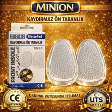 Minion Topuklu Kadın Ayakkabısı Için Kaydırmaz Şeffaf Jel Kendinden Yapışkanlı Tabanlık 1 Çift