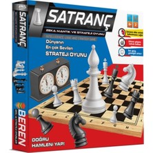 Feyza Design Ahşap Satranç Zeka ve Strateji Oyunu