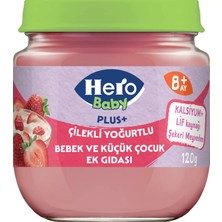 Hero Baby Plus Çilekli Yoğurtlu Kavanoz Mama
