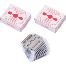 Solingen Ayak Raspa Jileti 10'lu Paket 2'li Özel Kullanım İçin Tasarlanmış Jiletler