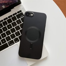 HONTINGA iPhone 8 ile Uyumlu Kılıfı Şeffaf Magsafe Wireless Düşüme Önleyici Basitlik Anti Düşme Kamera Korumali Silikon Telefon Kılıfı Kadın ve Erkek Için Uygundur K7-1000