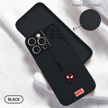 HONTINGA iPhone 15 Pro Max ile Uyumlu Kılıfı Içi Kadifeli Düşüme Önleyici Basitlik Anti Düşme Kamera Korumali Spider Man Desen Telefon Kılıfı Kadın ve Erkek Için Uygundur K6-0208