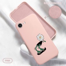 HONTINGA iPhone 16E ile Uyumlu Kılıfı Içi Kadifeli Düşüme Önleyici Basitlik Anti Düşme Kamera Korumali Yaratıcı Desen Telefon Kılıfı Kadın ve Erkek Için Uygundur K6-0215