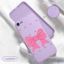 HONTINGA iPhone 7 ile Uyumlu Kılıfı Içi Kadifeli Düşüme Önleyici Basitlik Anti Düşme Kamera Korumali Pembe Fiyonk Desen Telefon Kılıfı Kadın ve Erkek Için Uygundur K6-0213