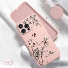 HONTINGA iPhone 16 Pro Max ile Uyumlu Kılıfı Içi Kadifeli Düşüme Önleyici Basitlik Anti Düşme Kamera Korumali Küçük Kuş Desen Telefon Kılıfı Kadın ve Erkek Için Uygundur K6-0207