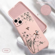 HONTINGA iPhone 14 Plus ile Uyumlu Kılıfı Içi Kadifeli Düşüme Önleyici Basitlik Anti Düşme Kamera Korumali Küçük Kuş Desen Telefon Kılıfı Kadın ve Erkek Için Uygundur K6-0207