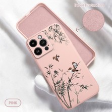 HONTINGA iPhone 14 Pro Max ile Uyumlu Kılıfı Içi Kadifeli Düşüme Önleyici Basitlik Anti Düşme Kamera Korumali Küçük Kuş Desen Telefon Kılıfı Kadın ve Erkek Için Uygundur K6-0207