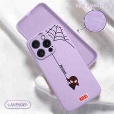 HONTINGA iPhone 15 Pro ile Uyumlu Kılıfı Içi Kadifeli Düşüme Önleyici Basitlik Anti Düşme Kamera Korumali Spider Man Desen Telefon Kılıfı Kadın ve Erkek Için Uygundur K6-0208