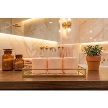 Karbi-Premium 12'li Paket-Toz Pembe Serisi-Organik Bambu Özlü Tuvalet Kağıdı