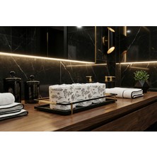 Karbi-Premium 12'li Paket-Çiçek Buketi Serisi-Organik Bambu Özlü Tuvalet Kağıdı